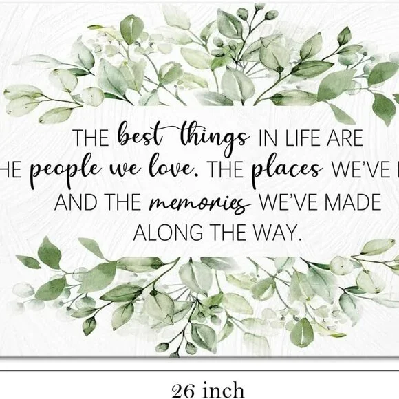 Inspirational The Best Things Quotes Canvas Wall Art Prints Decor for Home Bathr